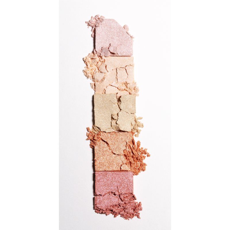 Unleashia Mood Shower Face Palette paletka očních stínů a rozjasňovačů s perleťovým leskem odstín NO.100 Ballerina 1 ks (obrázek 10)