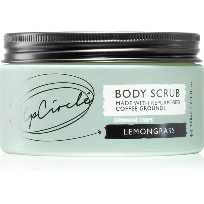 UpCircle Body Scrub Lemongrass какао-пілінг для тіла для душу 220 мл