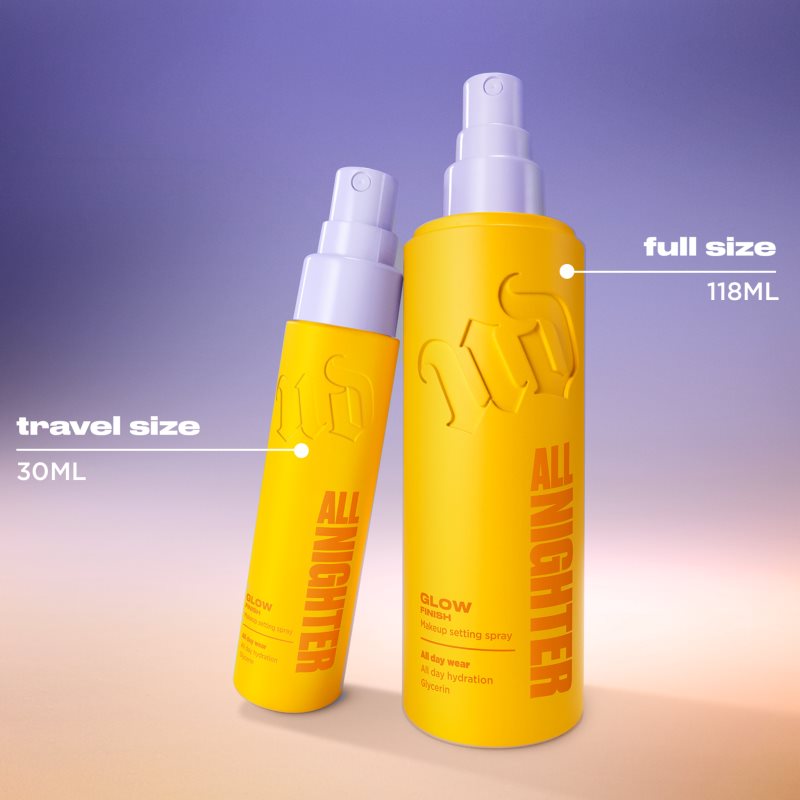 Urban Decay All Nighter Glow finish fixátor make-upu pro ženy 118 ml (obrázek 3)