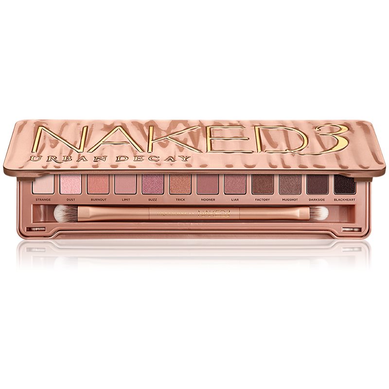 Urban Decay Naked3 Eyeshadow Palette With Brush 12x1,3 G