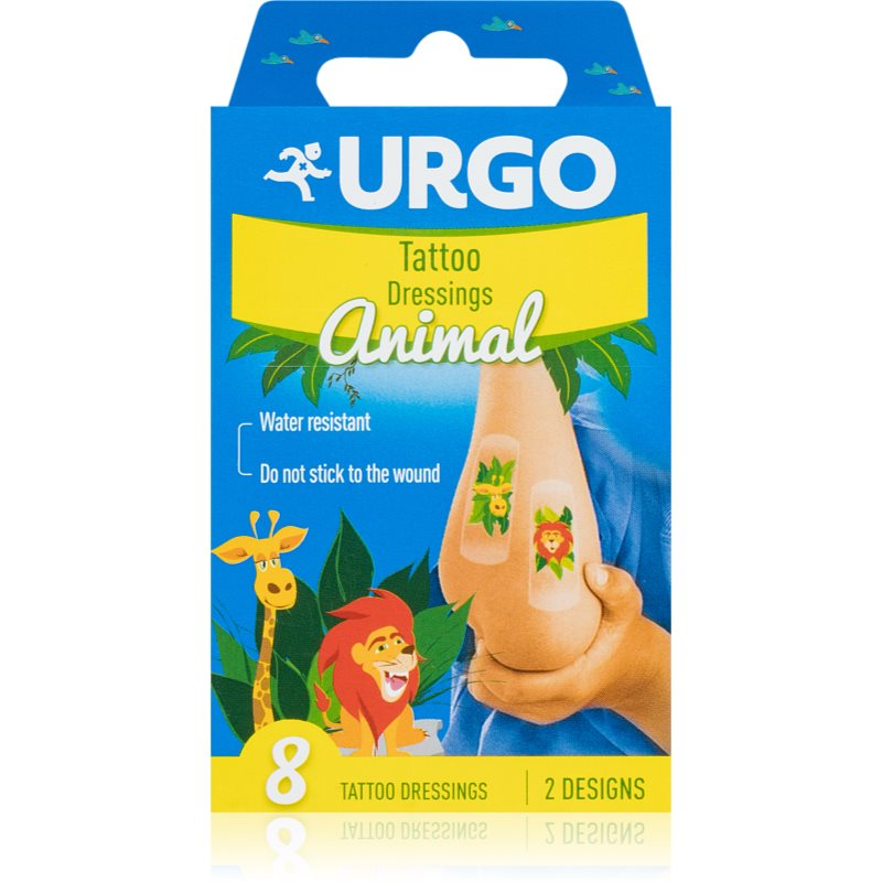 URGO Tattoo Animal náplasť pre deti 8 ks