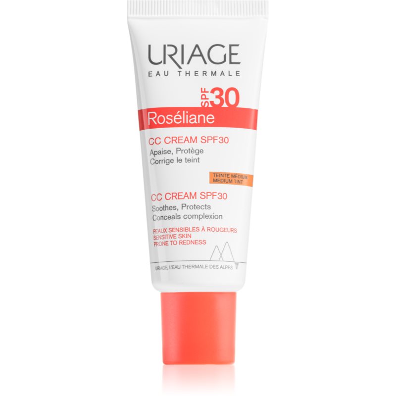 

Uriage Roséliane CC Cream SPF 30 СС крем для чутливої шкіри схильної до почервонінь SPF 30