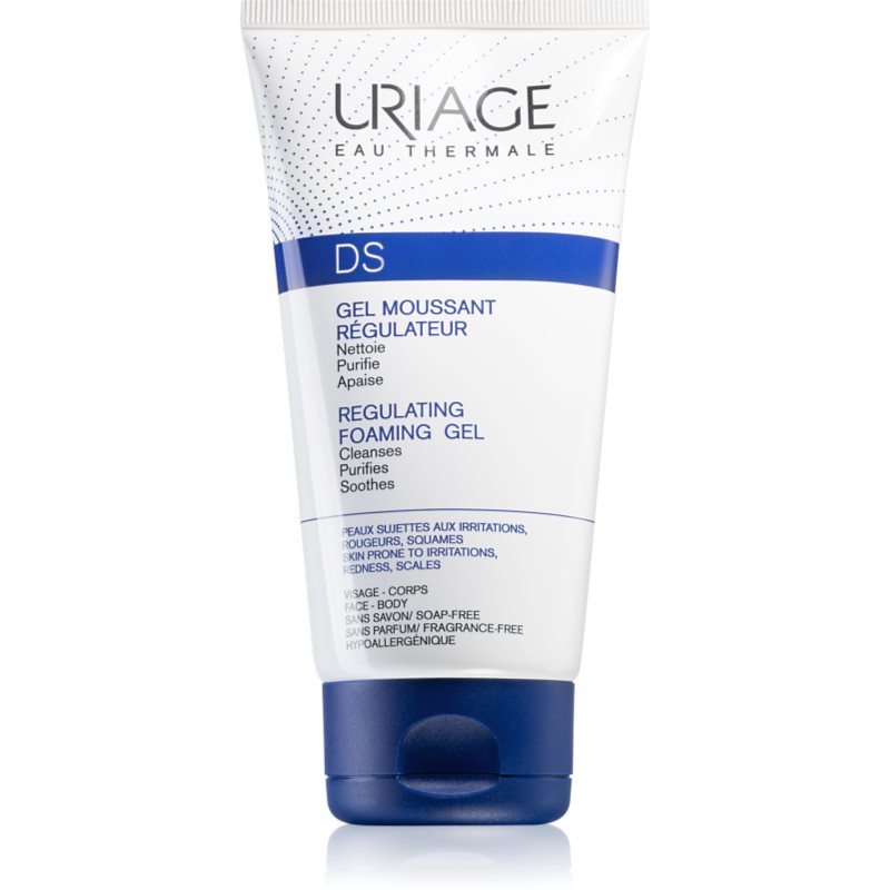 

Uriage DS Regulating Foaming Gel заспокоюючий гель для сухої шкіри з відчуттям свербіння