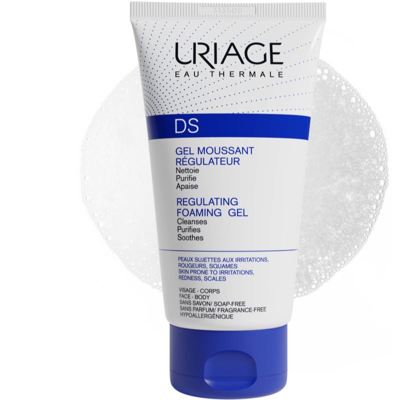 Uriage DS Regulating Foaming Gel soothing gel for dry and itchy skin 150 ml