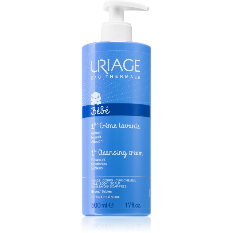 

Uriage Bébé 1st Cleansing Cream очищуючий крем для обличчя, тіла та волосся