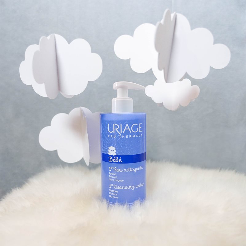 Uriage Bébé 1st Cleansing Water Cleansing Water For Body And Face 1000 Ml