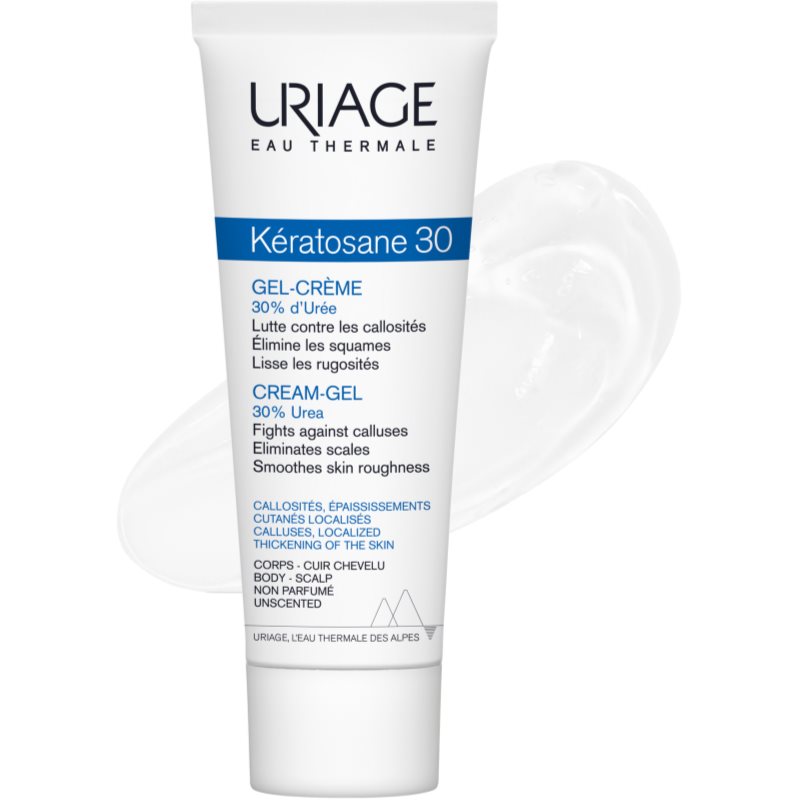 Uriage Kératosane 30 Cream-Gel Gel-crème Adoucissant 75 Ml