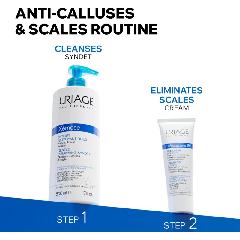 Uriage Kératosane 30 Cream-Gel zvláčňujúci gélový krém 75 ml