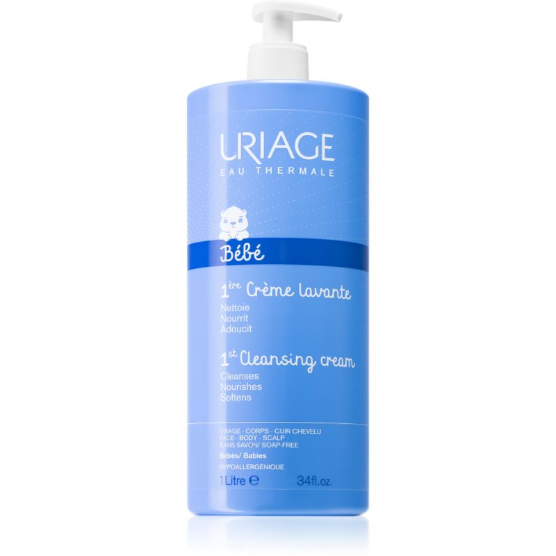 

Uriage Bébé 1st Cleansing Cream очищуючий крем для обличчя, тіла та волосся