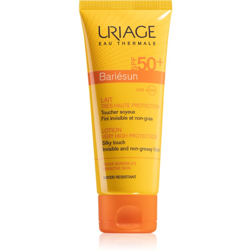 

Uriage Bariésun Lotion SPF 50+ шовковисте делікатне захисне молочко для обличчя та тіла SPF 50