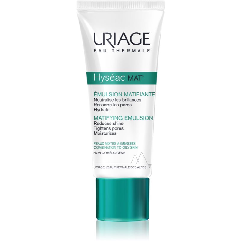 Uriage Hyséac Mat´ Matifying Emulsion матуючий крем-гель для комбінованої та жирної шкіри 40 мл