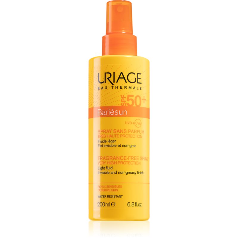

Uriage Bariésun Fragrance-Free Spray SPF 50+ спрей для засмаги без ароматизатору SPF 50