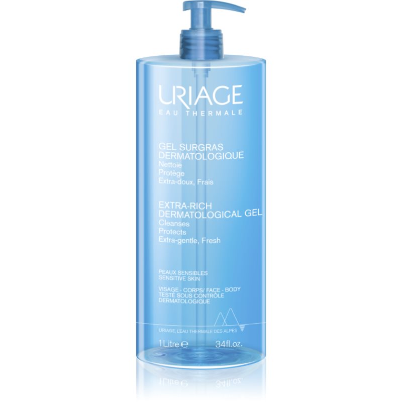 

Uriage Hygiène Extra-Rich Dermatological Gel очищуючий гель для обличчя та тіла