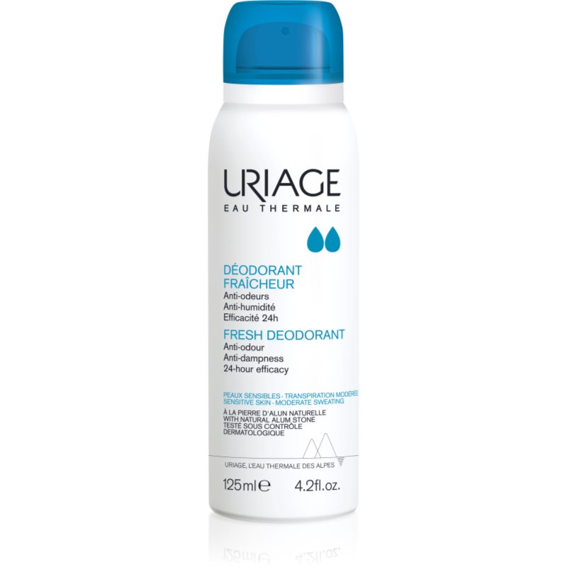 

Uriage Hygiène Fresh Deodorant антиперспірант-спрей 24 годинна охорона
