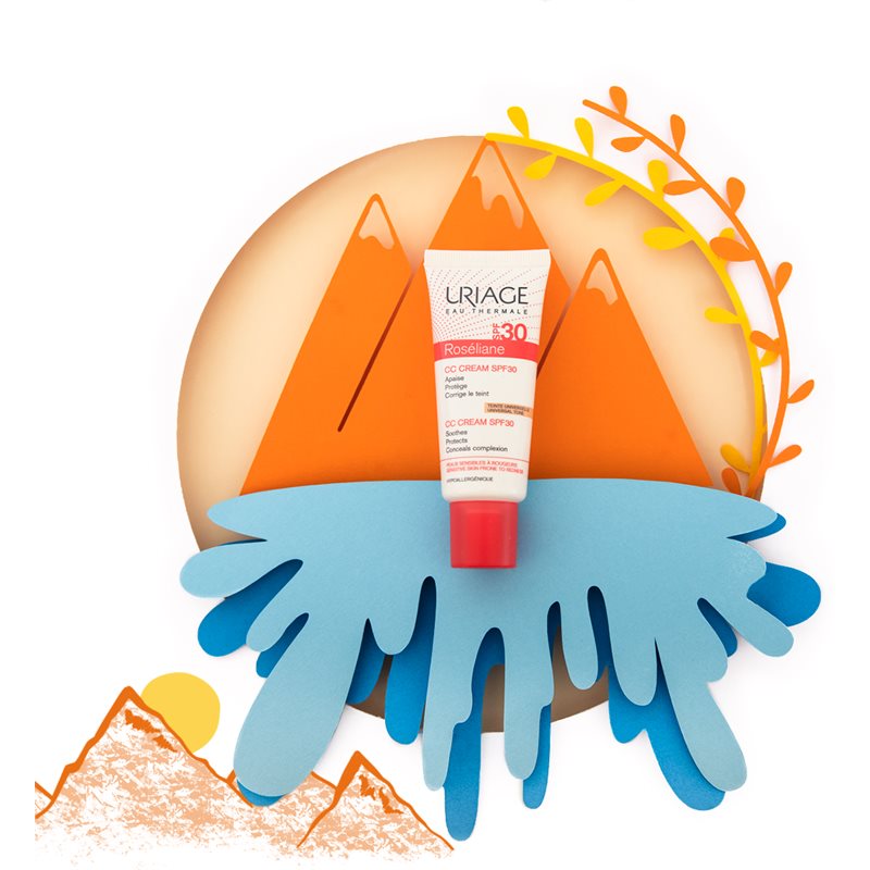 Uriage Roséliane CC Cream SPF 30 CC Cream For Sensitive, Redness-prone Skin SPF 30 40 Ml