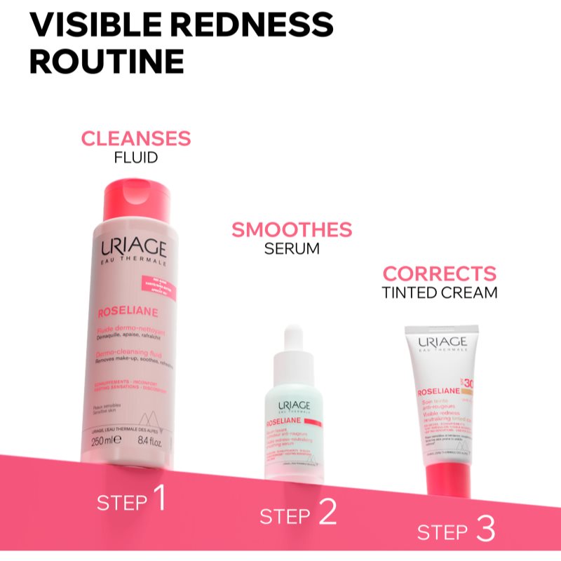 Uriage Roseliane CC Cream SPF 30 CC krém pre citlivú pleť so sklonom k začervenaniu SPF 30 40 ml (obrázok 7)