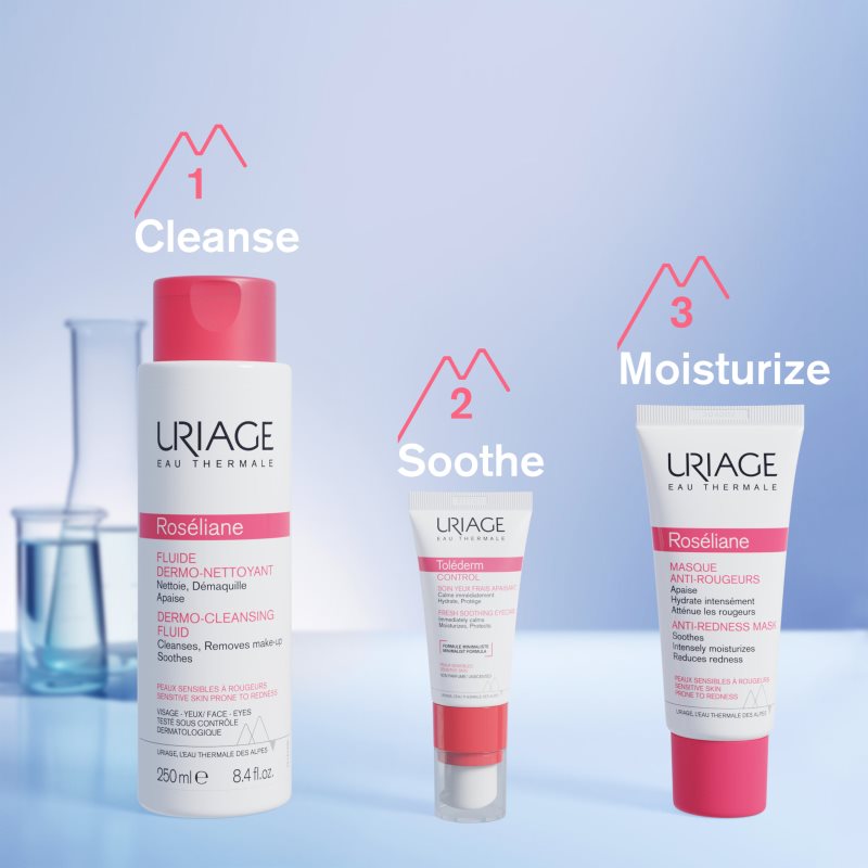 Uriage Roséliane Anti-Redness Mask маска для чутливої шкіри схильної до почервонінь 40 мл