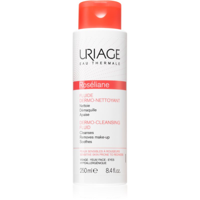 

Uriage Roséliane Dermo-Cleansing Fluid очищуючий флюїд для чутливої шкіри схильної до почервонінь