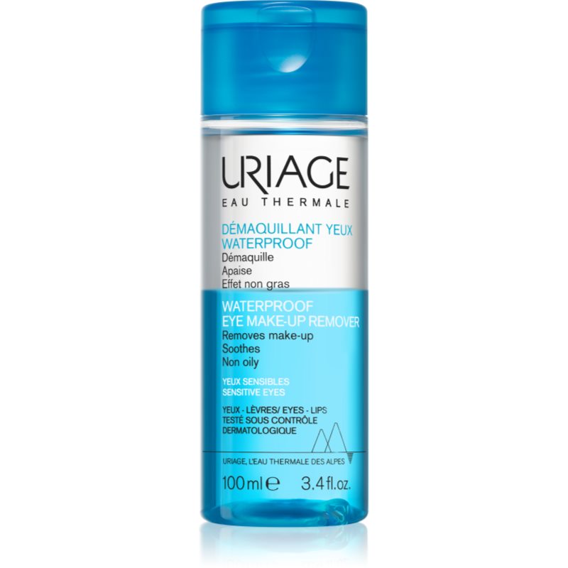 Uriage Eau Thermale Waterproof Eye Make-up Remover waterproof makeup remover for sensitive eyes 100 ml