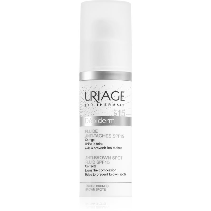 

Uriage Dépiderm Anti-Brown Spot Fluid SPF 15 флюїд проти пігментних плям SPF 15