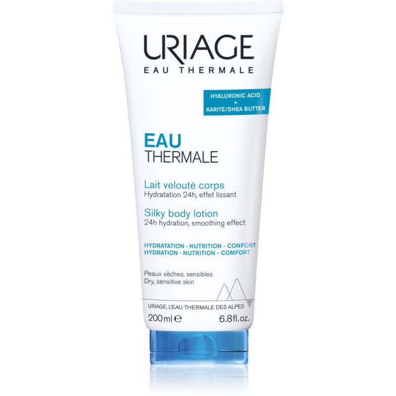 Uriage Uriage Eau Thermale Silky Body Lotion μεταξένιο γαλάκτωμα σώματος για ξηρό και ευαίαισθητο δέρμα 200 ml