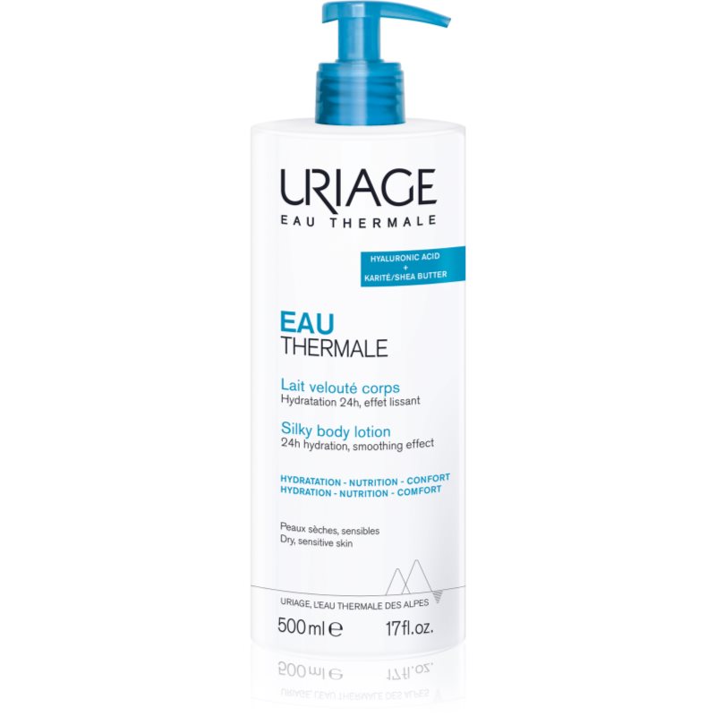 

Uriage Eau Thermale Silky Body Lotion шовковисте молочко для тіла для сухої та чутливої шкіри