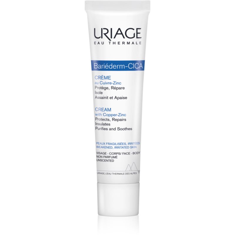 Uriage Bariederm Cica-Cream with Copper-Zinc Repairing Cream with Cu-Zn 40 ml