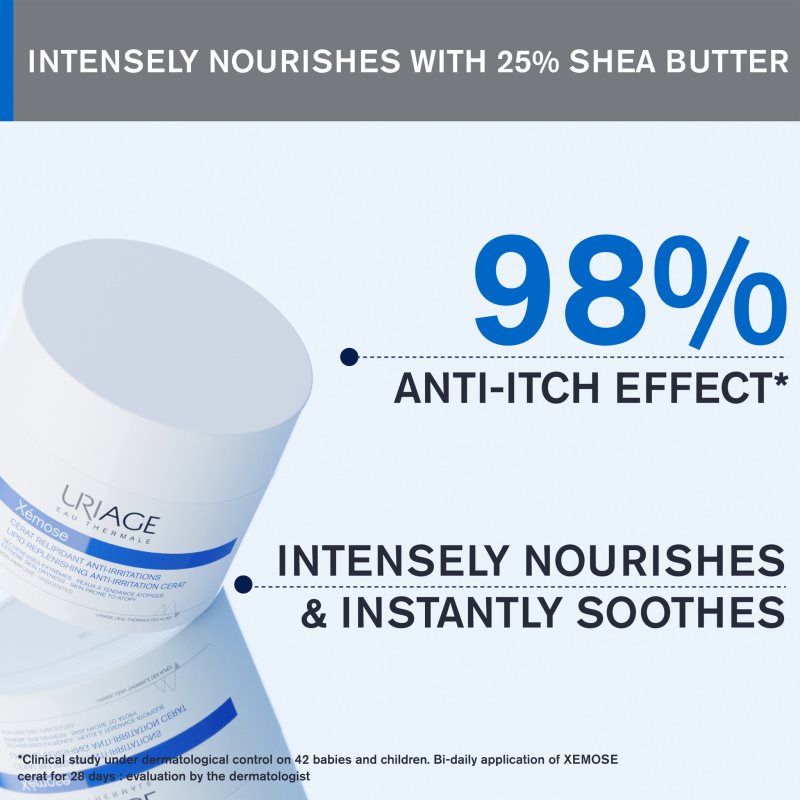 Uriage Xémose Lipid-Replenishing Anti-Irritation Cream Pommade Apaisante Relipidante Pour Peaux Très Sèches Et Atopiques 200 Ml