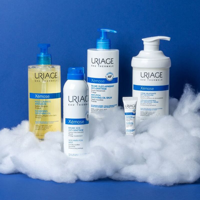 Uriage Xémose Lipid-Replenishing Anti-Irritation Cream ліпідовідновлюючий заспокоюючий крем для дуже сухої та чутливої, атопічної шкіри 400 мл