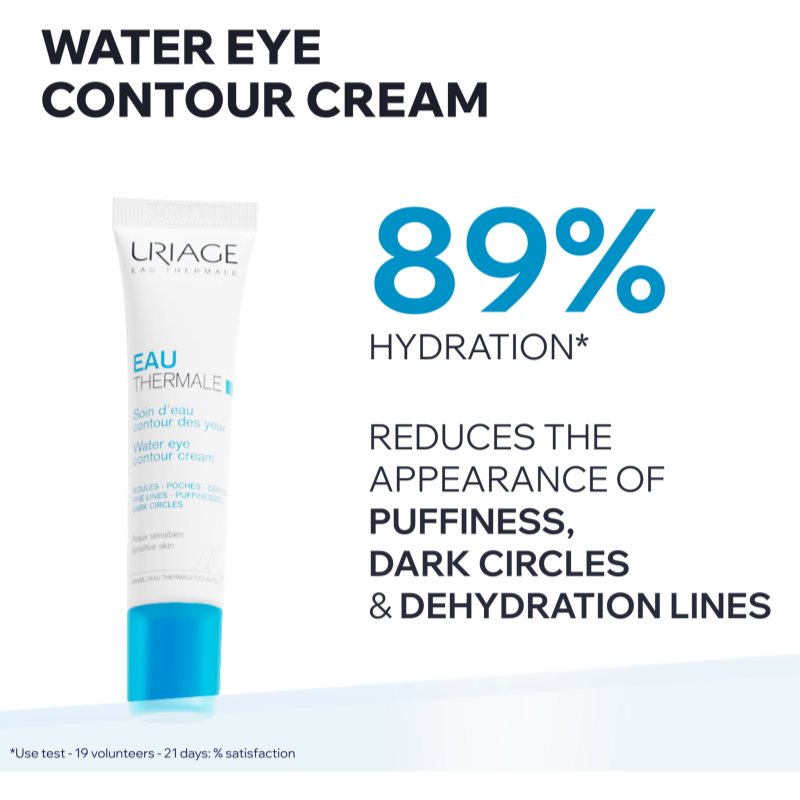 Uriage Eau Thermale Water Eye Contour Cream aktívny hydratačný krém na očné okolie 15 ml