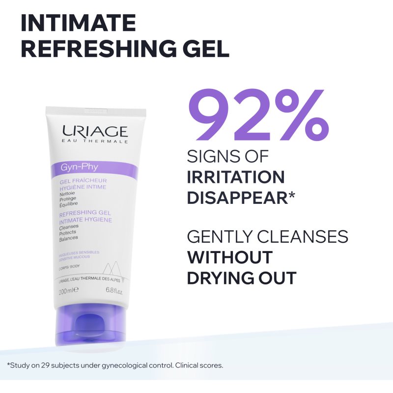 Uriage Gyn-Phy Refreshing Gel Intimate Hygiene osviežujúci gél na intímnu hygienu 200 ml