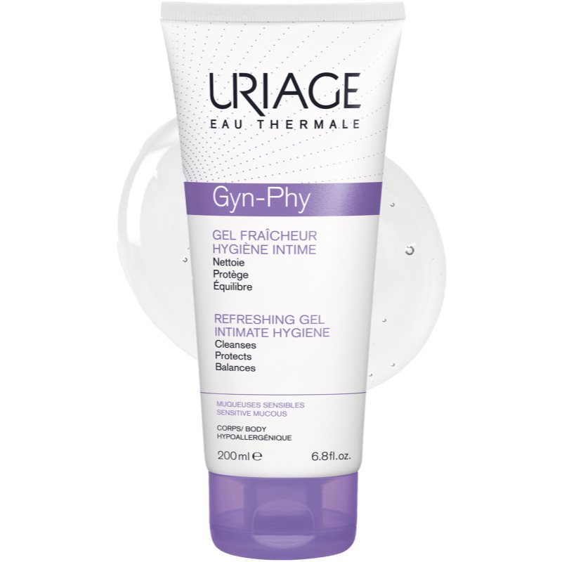 Uriage Gyn-Phy Refreshing Gel Intimate Hygiene frissítő gél intim higiéniára 200 ml termék 2. képe