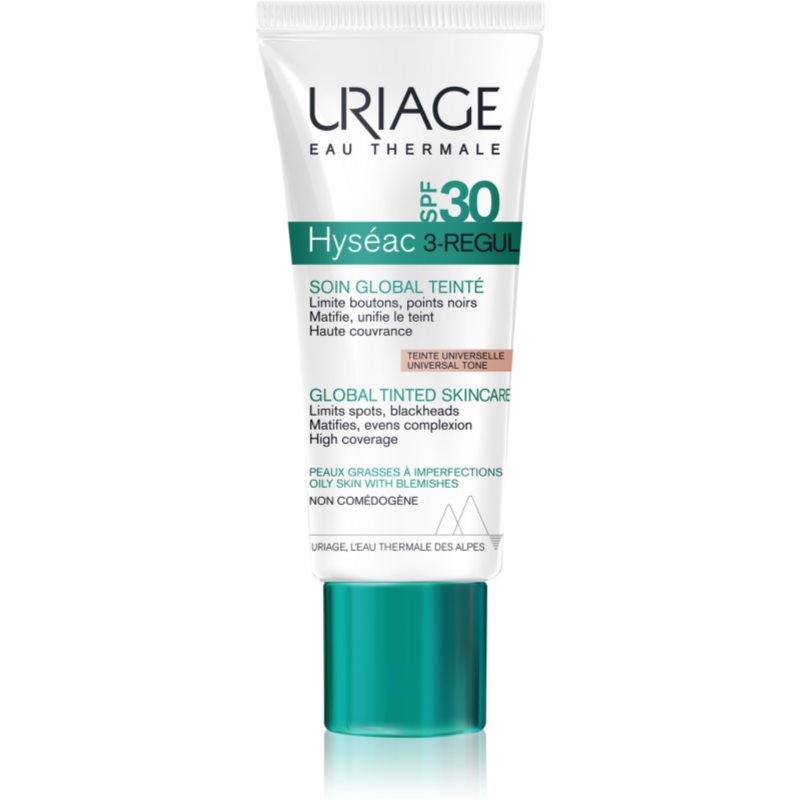 Uriage Hyséac 3-Regul комплексний тонований догляд проти недоліків шкіри SPF 30 40 мл