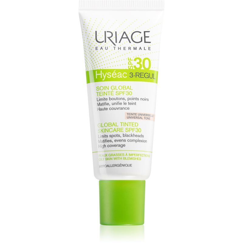 

Uriage Hyséac 3-Regul комплексний тонований догляд проти недоліків шкіри SPF 30