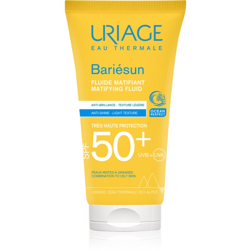 

Uriage Bariésun Matifying Fluid SPF 50+ матуючий флюїд із зволожуючим ефектом SPF 50