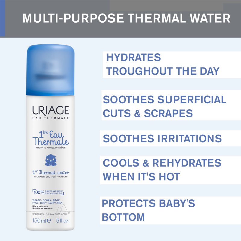 Uriage Bébé 1st Thermal Water termální voda pro děti 150 ml (obrázek 5)