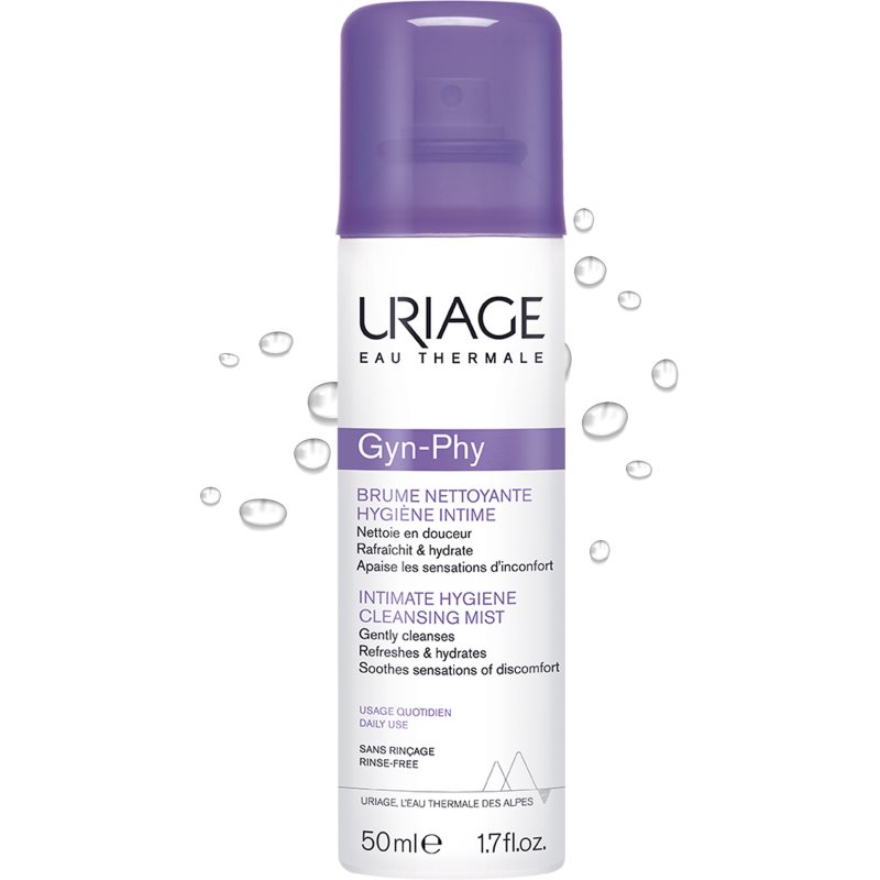 Uriage Gyn-Phy Intimate Hygiene Cleansing Mist permet az intim részekre 50 ml termék 2. képe