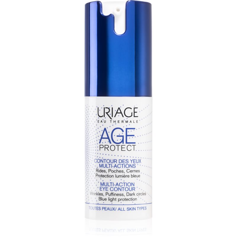 Uriage Age Protect Multi-Action Eye Contour daugiafunkcis senėjimą lėtinantis kremas akių sričiai 15 ml