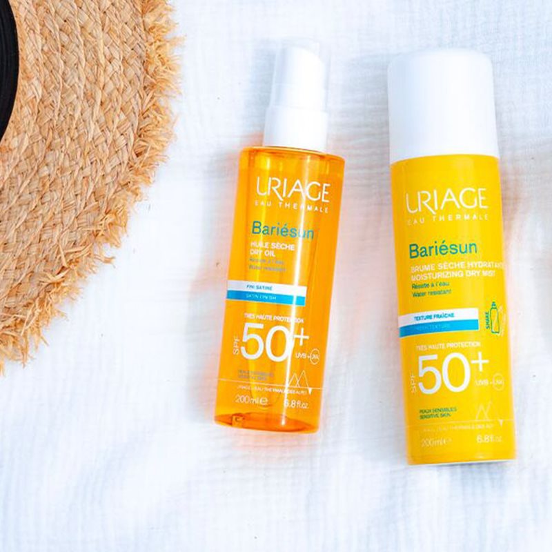 Uriage Bariésun Dry Mist SPF 50+ емульсія для засмаги у вигляді спрею SPF 50+ 200 мл