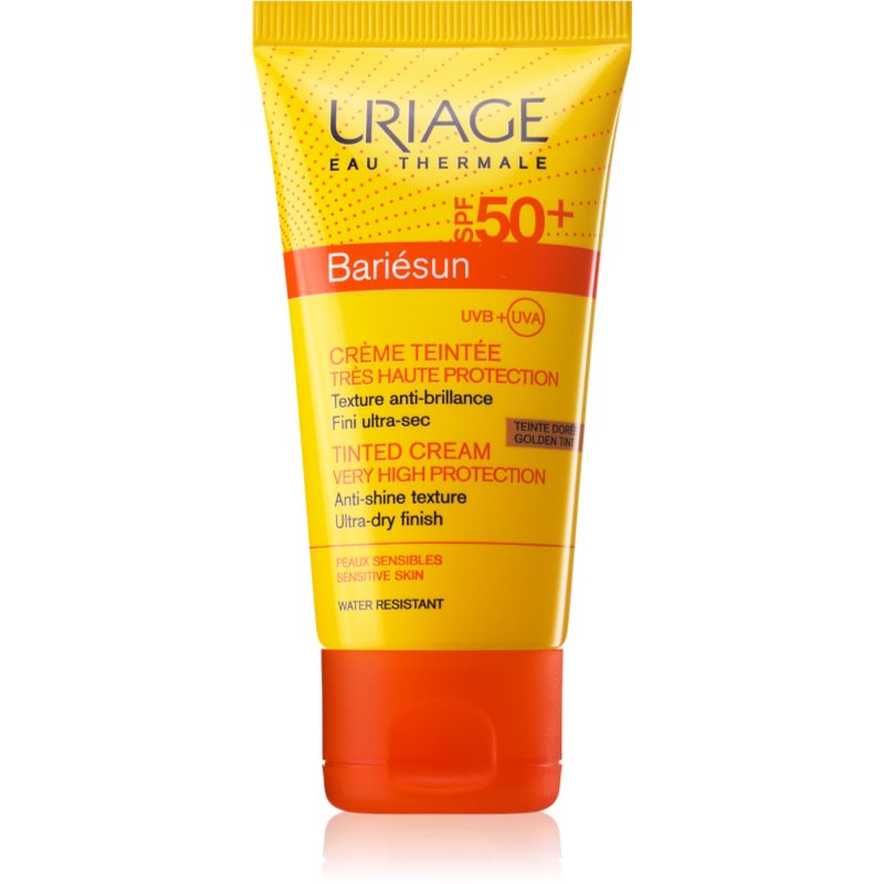

Uriage Bariésun Golden Tinted Cream SPF 50+ сонцезахисний тонуючий крем для шкіри обличчя SPF 50+ відтінок Gold