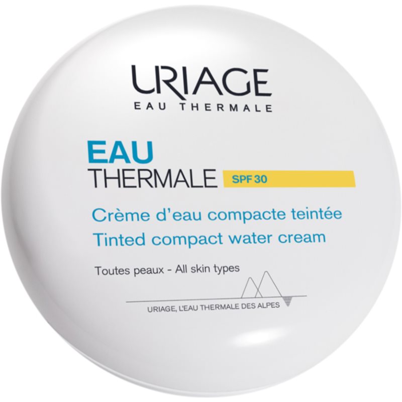 Uriage Eau Thermale Water Cream Tinted Compact SPF 30 шовковиста пудра для вирівнювання тону шкіри 10 гр