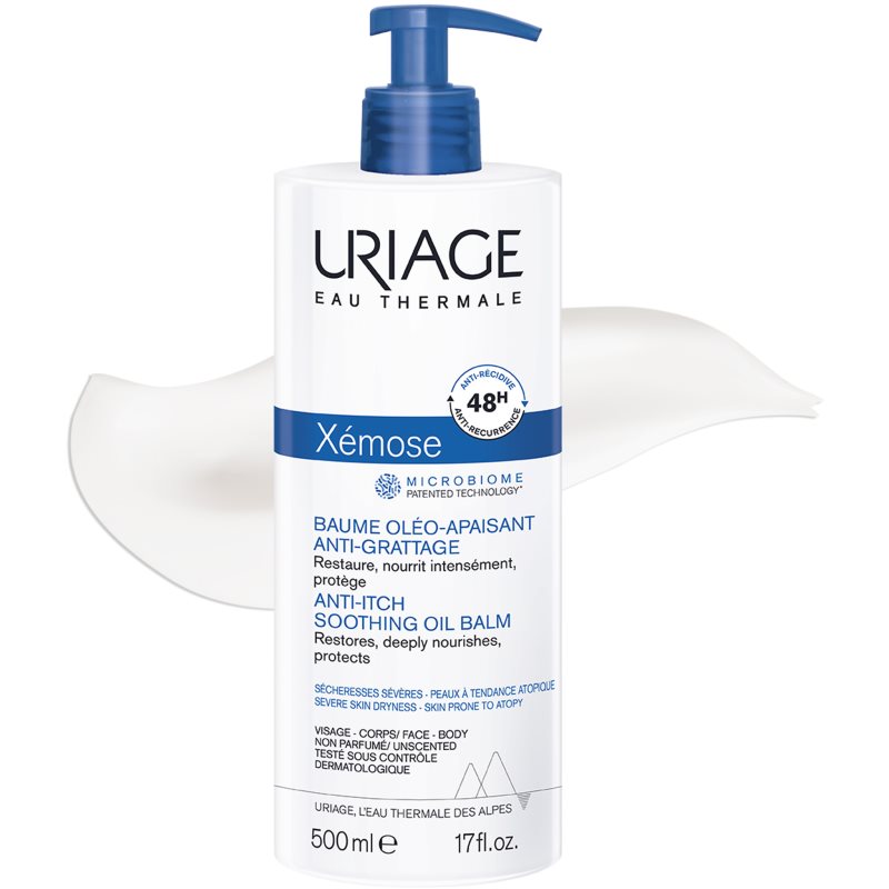 Uriage Xémose Anti-Itch Soothing Oil Balm Baume Apaisant Pour Peaux Très Sèches 500 Ml