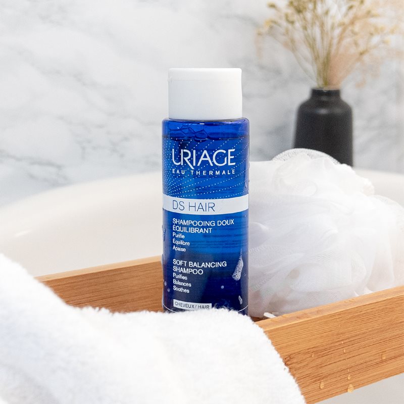 Uriage DS HAIR Soft Balancing Shampoo очищуючий шампунь для чутливої шкіри голови 200 мл