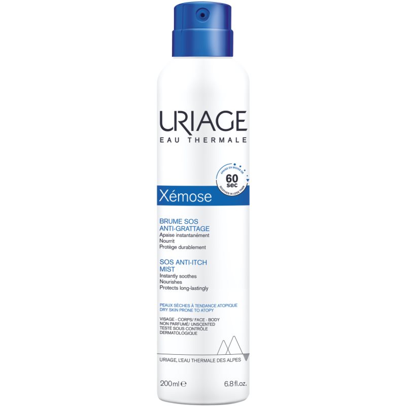 Uriage Xémose SOS Anti-Itch Mist SOS спрей для миттєвого заспокоєння подразненої шкіри 200 мл