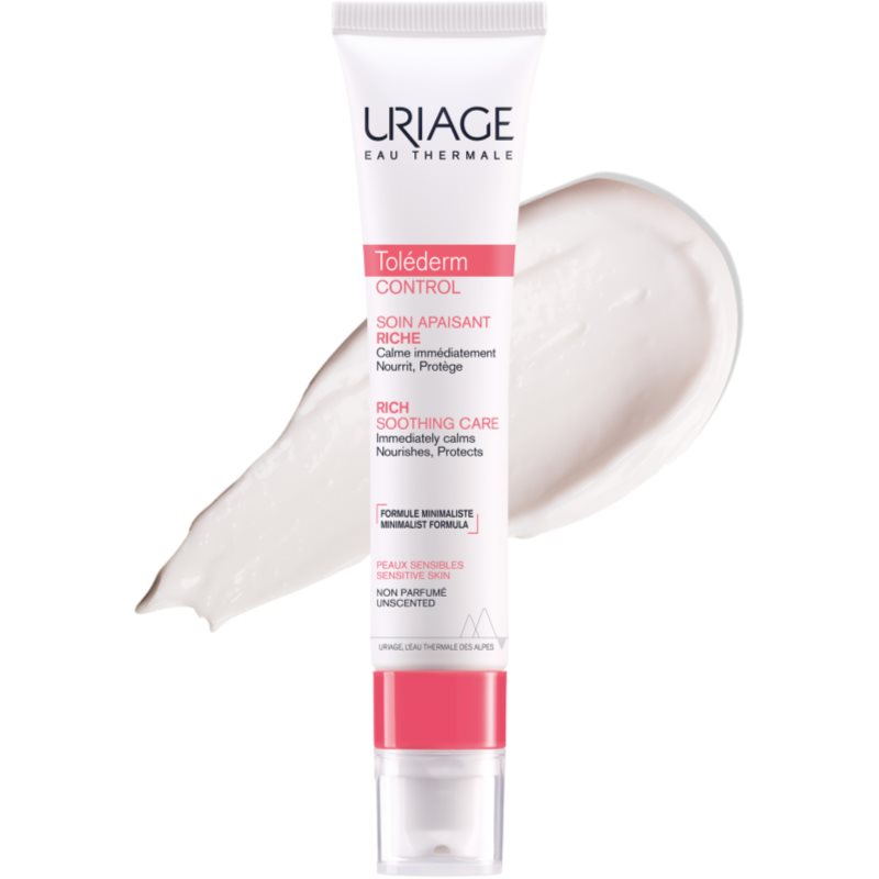 Uriage Toléderm Control Rich Soothing Care Nourishing Soothing Cream For Sensitive And Intolerant Skin 40 Ml