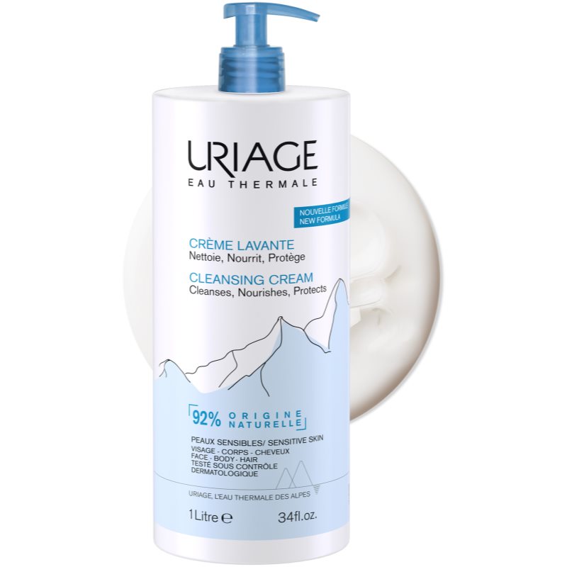 Uriage Hygiène Cleansing Cream nourishing cleansing cream for body and face 1000 ml