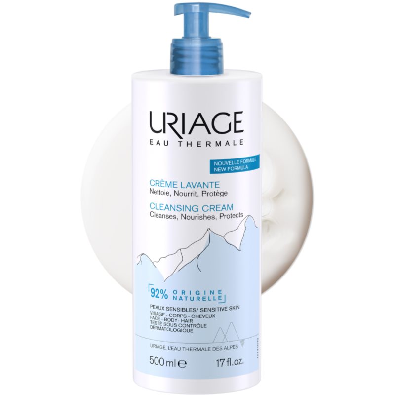 Uriage Hygiène Cleansing Cream nourishing cleansing cream for body and face 500 ml