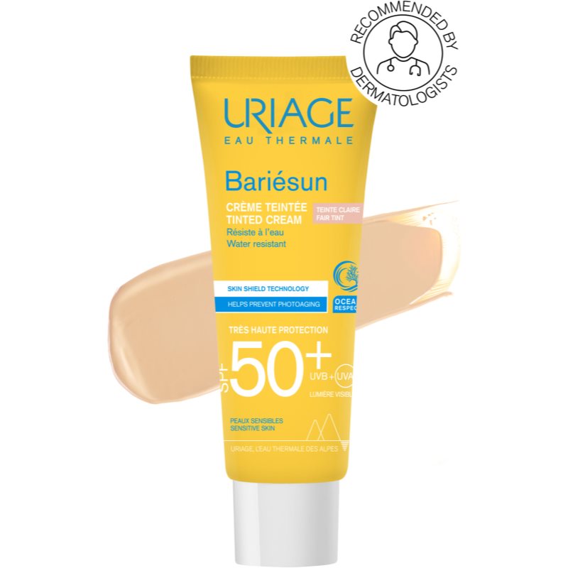 Uriage Bariésun Bariésun-Repair Balm Crème Teintée Protectrice Visage SPF 50+ Teinte Fair Tint 50 Ml