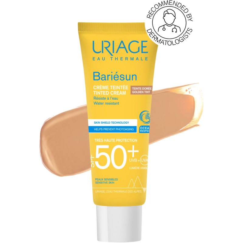 Uriage Bariésun Bariésun-Repair Balm Crème Teintée Protectrice Visage SPF 50+ Teinte Golden Tint 50 Ml