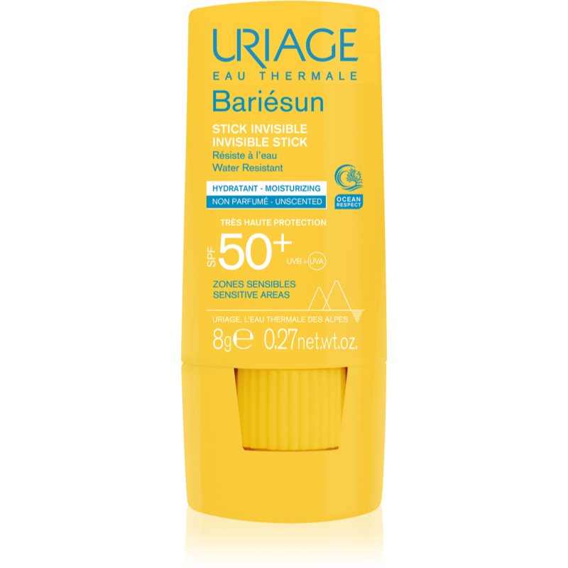 Uriage Bariésun Invisible Stick SPF 50+ сонцезахисний стік для чутливих місць SPF 50+ 8 гр